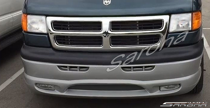 Custom Dodge Van  All Styles Front Bumper (1998 - 2003) - $690.00 (Part #DG-029-FB)